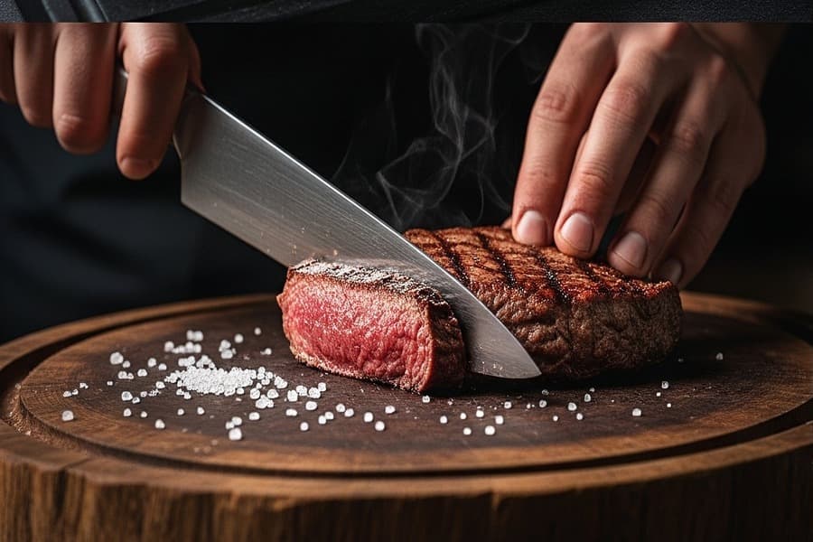 Čerstvě připravené asado